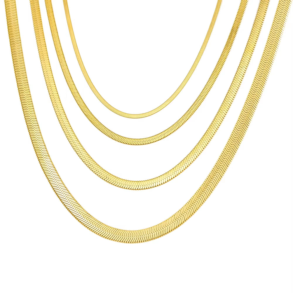 Velmera Flat Snake Necklace