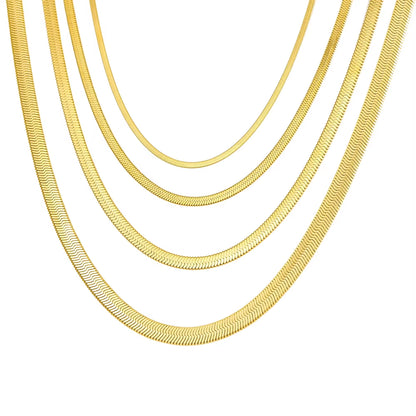 Velmera Flat Snake Necklace