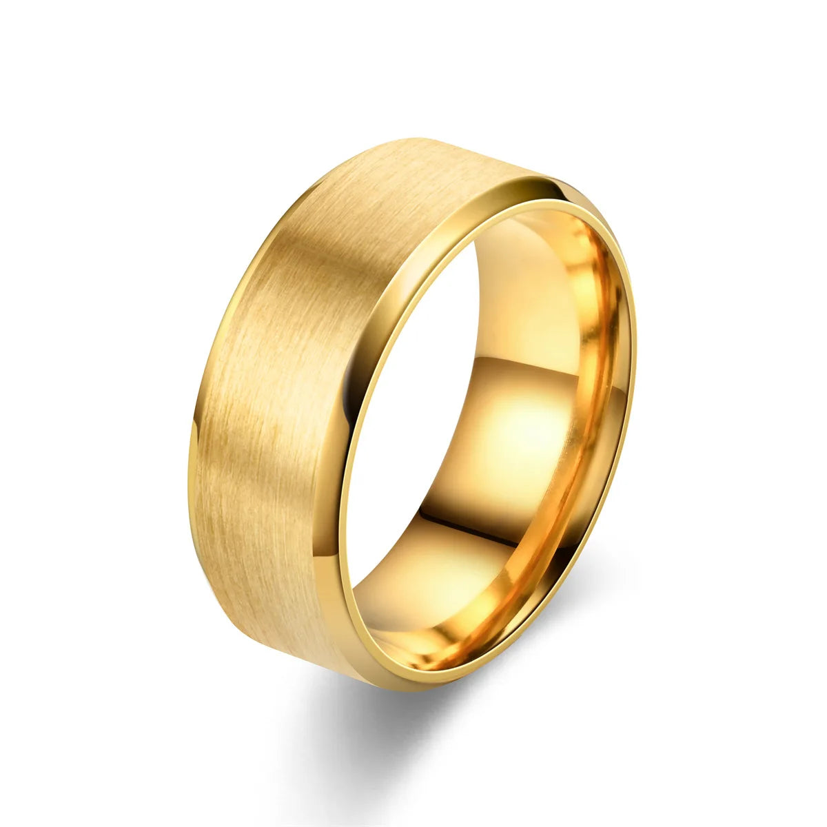 Velmera Tungsten Ring – 8mm Brushed Steel, Unisex, 6 Colours