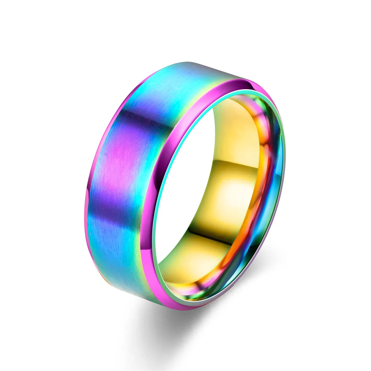 Velmera Tungsten Ring – 8mm Brushed Steel, Unisex, 6 Colours