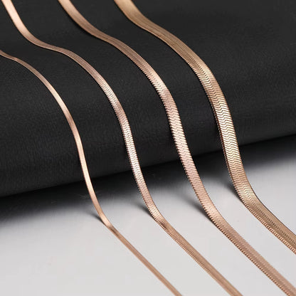 Velmera Flat Snake Necklace